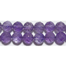 アメジストミラーボール8mmB （天然石ビーズ）