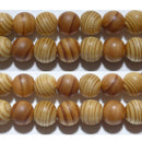 熊野本宮杉 丸玉 8mm （ウッド系ビーズ）