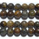 神居古潭石/カムイコタン石丸玉8mm（マルチ）B （天然石ビーズ）