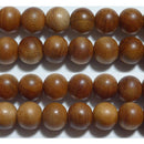 高野山桜（高野桜）丸玉 8.5mm （ウッド系ビーズ）