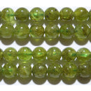 ペリドット丸玉7.5mmB （天然石ビーズ）