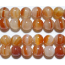 サードオニキス丸玉8mmB （天然石ビーズ）