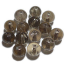 スモーキークォーツ丸玉8mm（群馬県産）C （天然石ビーズ）