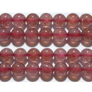 ストロベリークォーツ丸玉8mmAAA- （天然石ビーズ）