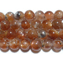 サンストーン丸玉8mmB （天然石ビーズ）