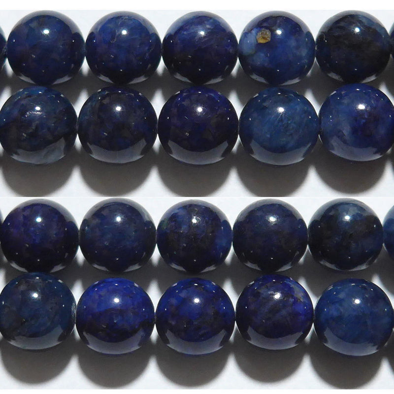 ブルースギライト丸玉10mmA （天然石ビーズ）
