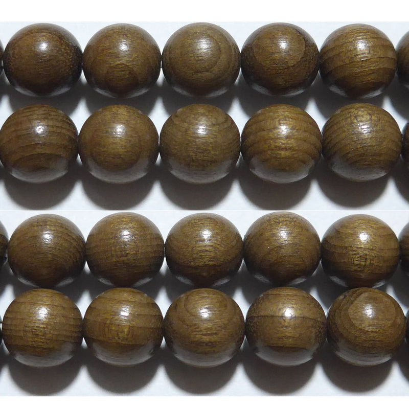 神代杉 丸玉 10mm （ウッド系ビーズ）
