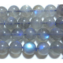 ラブラドライト丸玉10mmA （天然石ビーズ）