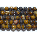 タイガーアイアンジャスパー丸玉10mmB （天然石ビーズ）
