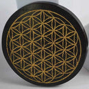 ブラックトルマリン・コースター （フラワーオブライフ）