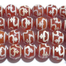 天珠（寶瓶天珠）丸玉8mm （天然石ビーズ）