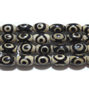 天珠（三眼天珠）12*8mm （天然石ビーズ）