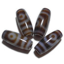 天珠（高品質）二眼天珠20*8mm （天然石ビーズ）