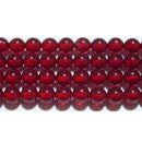 アンバー（琥珀）丸玉4.5mm（ルビーレッドアンバー）AA （天然石ビーズ）