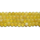 イエローオパール丸玉4mmA （天然石ビーズ）