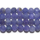タンザナイトミラーボール5.5mmB （天然石ビーズ）