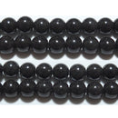 サヌカイト丸玉6mm（香川県産）B （天然石ビーズ）