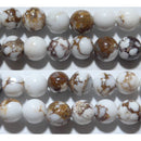 ワイルドホース（ホワイトバッファロー）丸玉6mm （天然石ビーズ）