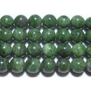 クロムダイオプサイト丸玉7mm（クロムダイオプサイトシリカ）A （天然石ビーズ）