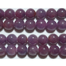 ルビー丸玉7mmB （天然石ビーズ）