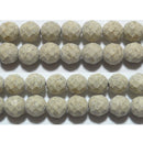 北投石ミラーボール7.5mmB （天然石ビーズ）