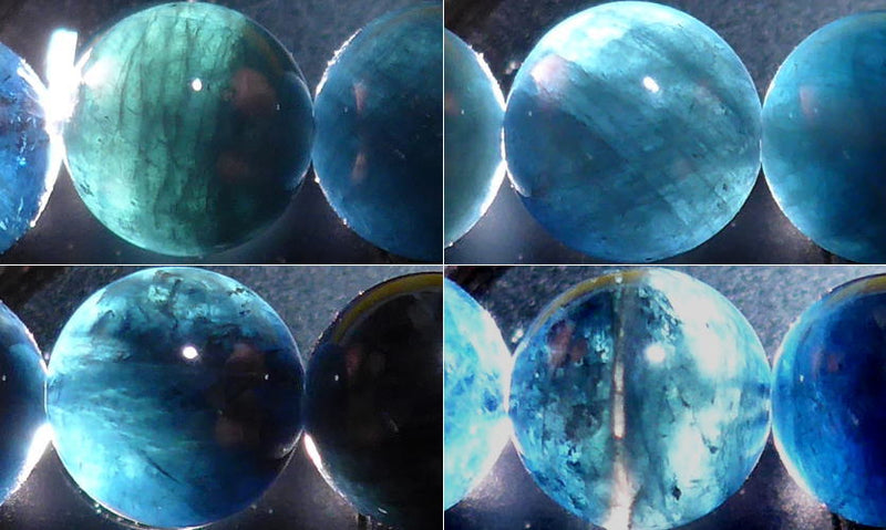 ブルートルマリン（インディゴライト）丸玉8mmB （天然石ビーズ）