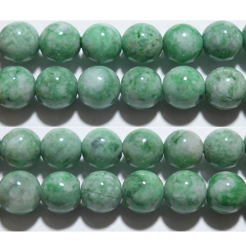 糸魚川本翡翠丸玉8mmA+ （天然石ビーズ）