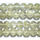 レモンアイリスクォーツ丸玉8mmA （天然石ビーズ）