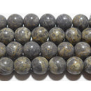 近江多賀石 丸玉8mmB （天然石ビーズ）
