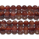 レッドルチルクォーツ丸玉8mmA （天然石ビーズ）