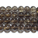 スモーキーアイリスクォーツ丸玉8mmA （天然石ビーズ）