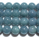 天然ブルー本翡翠（青翡翠）丸玉10mmA （天然石ビーズ）