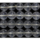 水晶丸玉10mm（北海道産）A （天然石ビーズ）