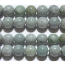 糸魚川本翡翠丸玉10mm（緑）B （天然石ビーズ）