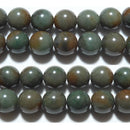 出雲碧玉丸玉10mmB （天然石ビーズ）