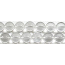 水晶丸玉16mmA （天然石ビーズ）