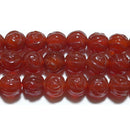 カーネリアン薔薇8mmB （天然石ビーズ）