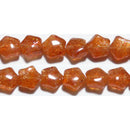 サンストーン星型6mmA+ （天然石ビーズ）