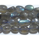ラブラドライトタンブル12*7mmA （天然石ビーズ）