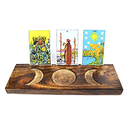 木製カードホルダー（3人の女神）
