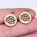 パーツ：ロータス（コイン型） 19x15mm