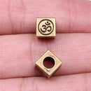 オーム ビーズ キューブ 8x8x8mm