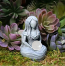 彫像：女神像（グレー）8cm