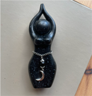 彫像：女神のミニ像 約13*2*4cm