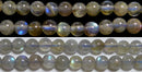 ラブラドライト丸玉4mmA （天然石ビーズ）