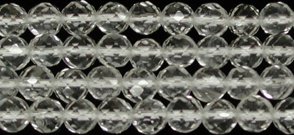水晶ミラーボール6mmA （天然石ビーズ）