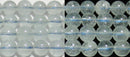 アクアマリン丸玉6.5mmB+ （天然石ビーズ）