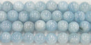 アクアマリン丸玉6mmB （天然石ビーズ）