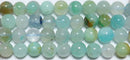 クリソコラ イン クォーツ丸玉6mmB （天然石ビーズ）