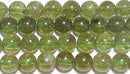 グリーンガーネット丸玉6mmB （天然石ビーズ）